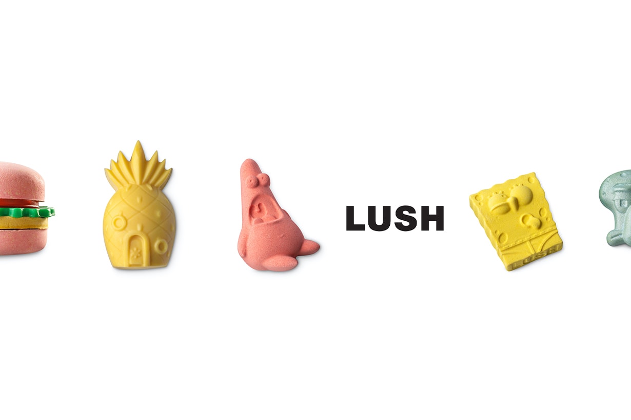 collaboration-products-between-lush-and-the-popular-animation-spongebob-squarepants-appear