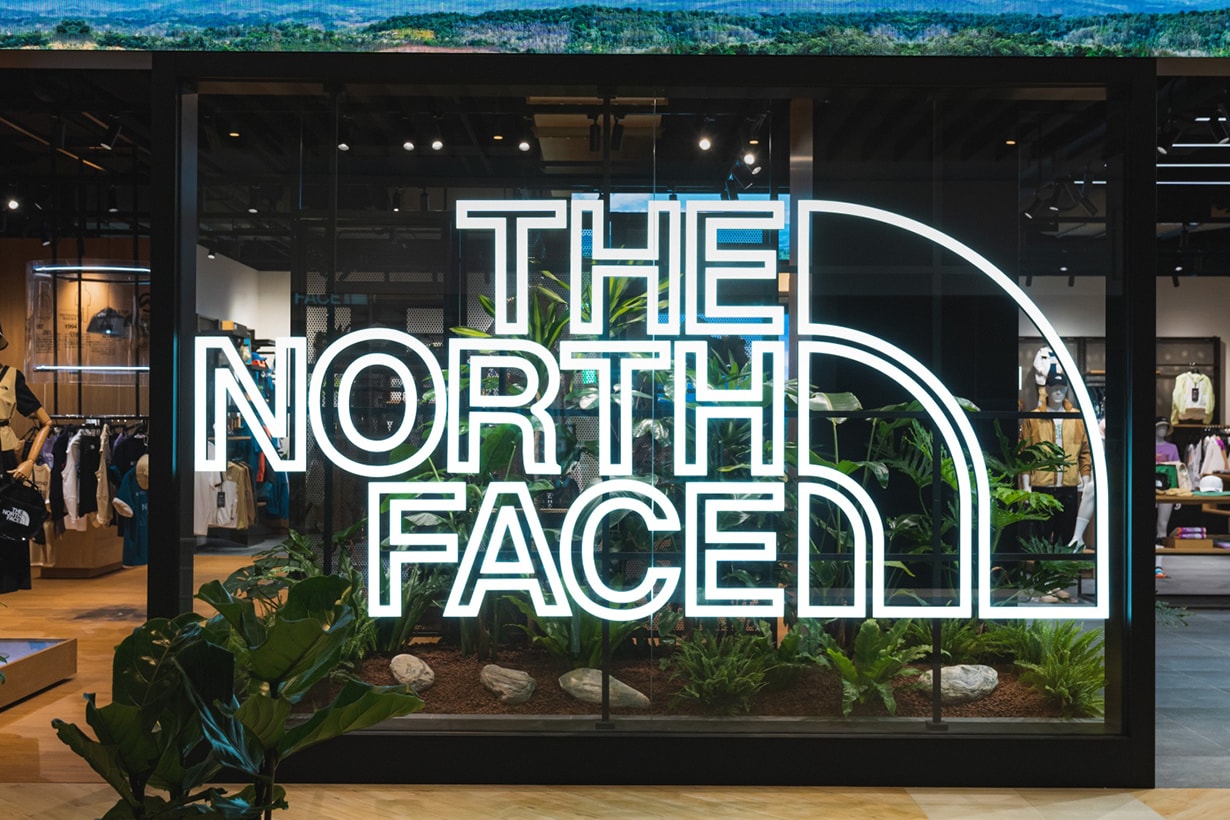 the north face lalaport new store open unboxing