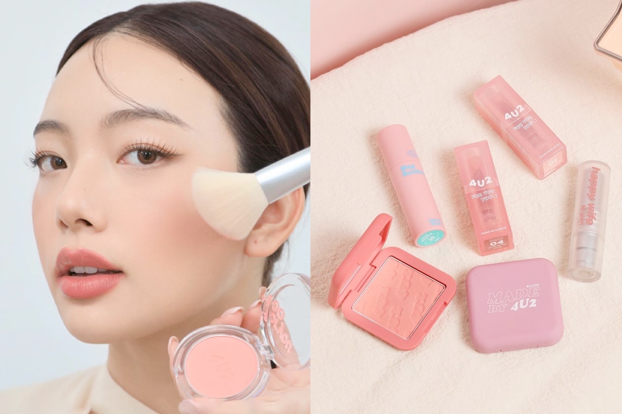 thailand 4U2 cosmetics makeup lip eye shadow cheek blush what to buy