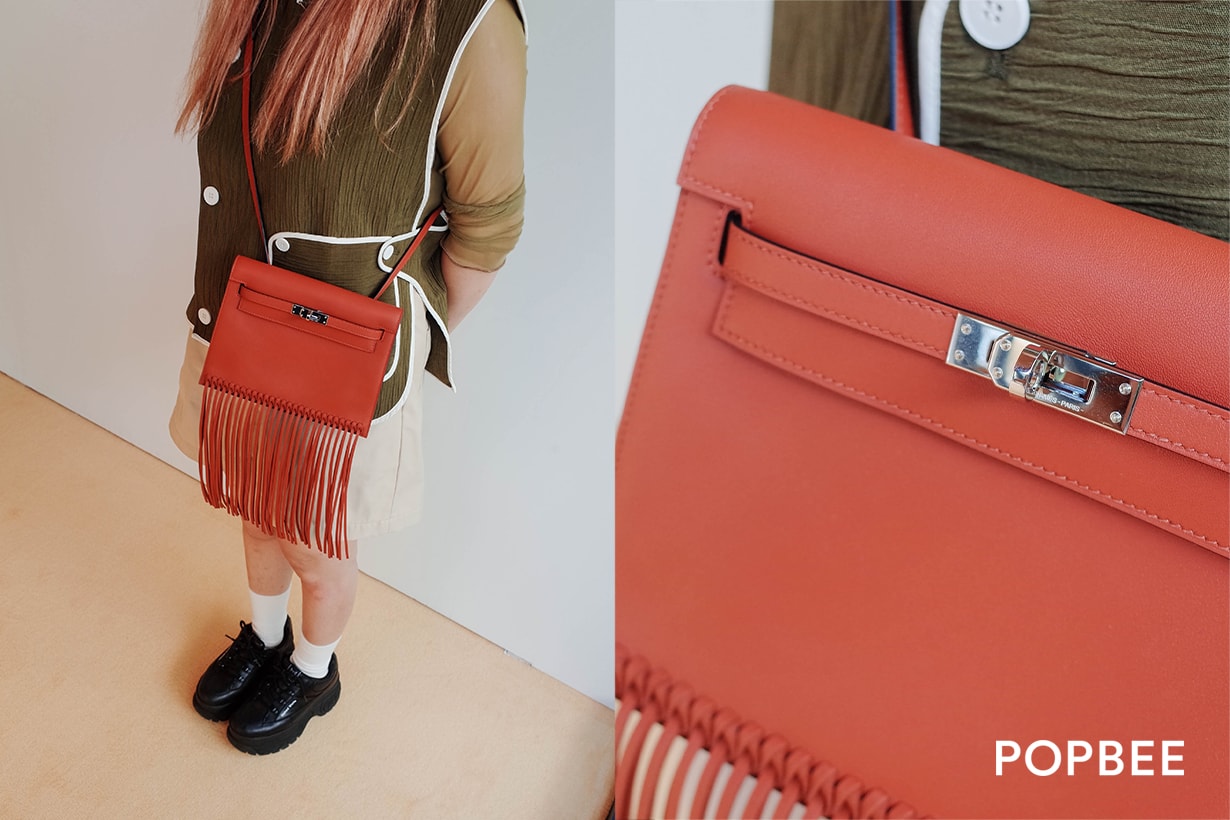 Hermès kelly danse to go anate messenger pocket 2023 aw new handbags all