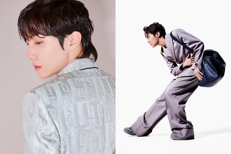 BTS j-hope 穿著 Louis Vuitton 素色西裝,拎著 Keepall 包:一切帥得如此瀟灑!