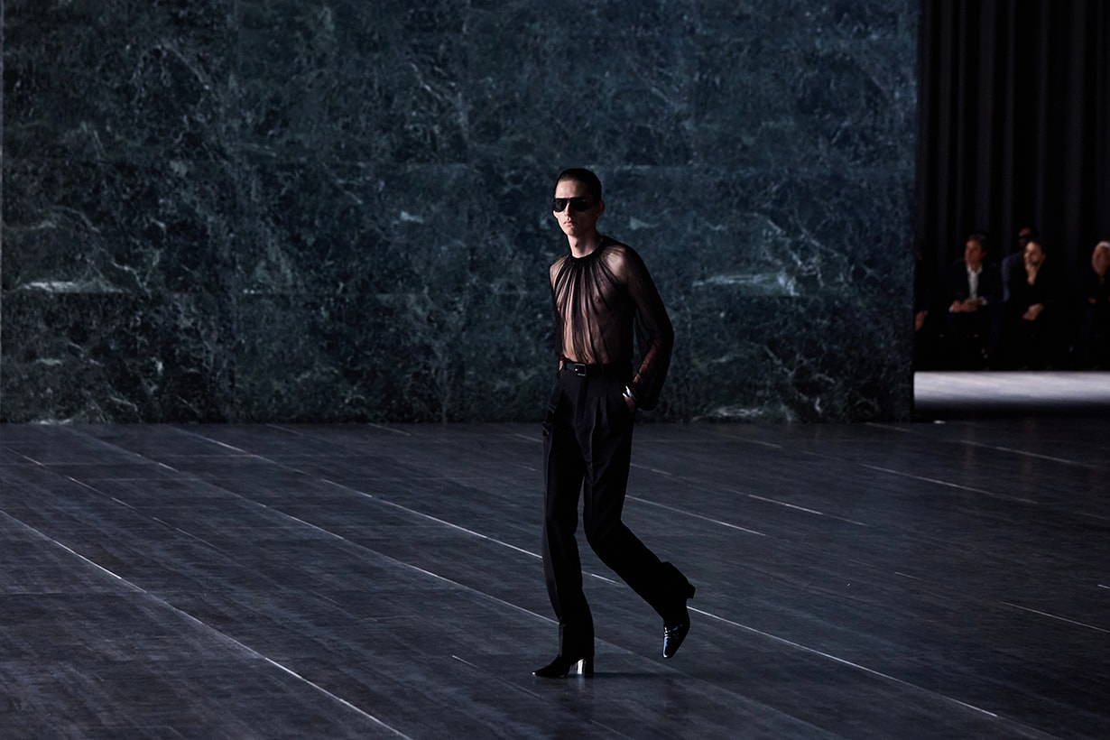 Saint Laurent 2024 SS men's fashion show runway