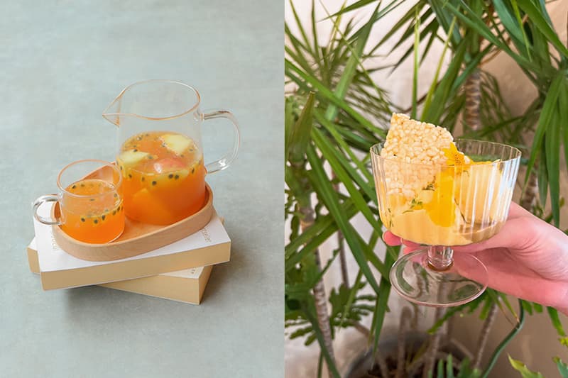 zhuori 2023 summer dessert menu mango Parfait fruit tea Avocado Scrambled Eggs