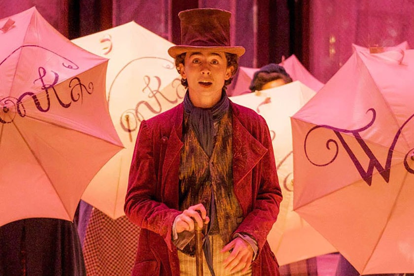 Timothee Chalamet Wonka 2023 movie trailer