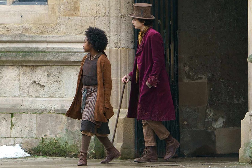 Timothee Chalamet Wonka 2023 movie trailer