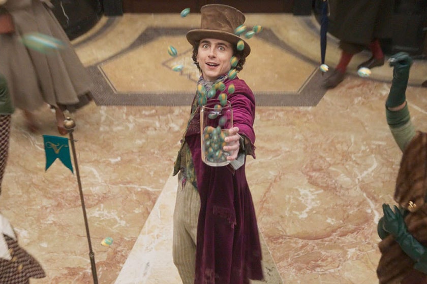 Timothee Chalamet Wonka 2023 movie trailer