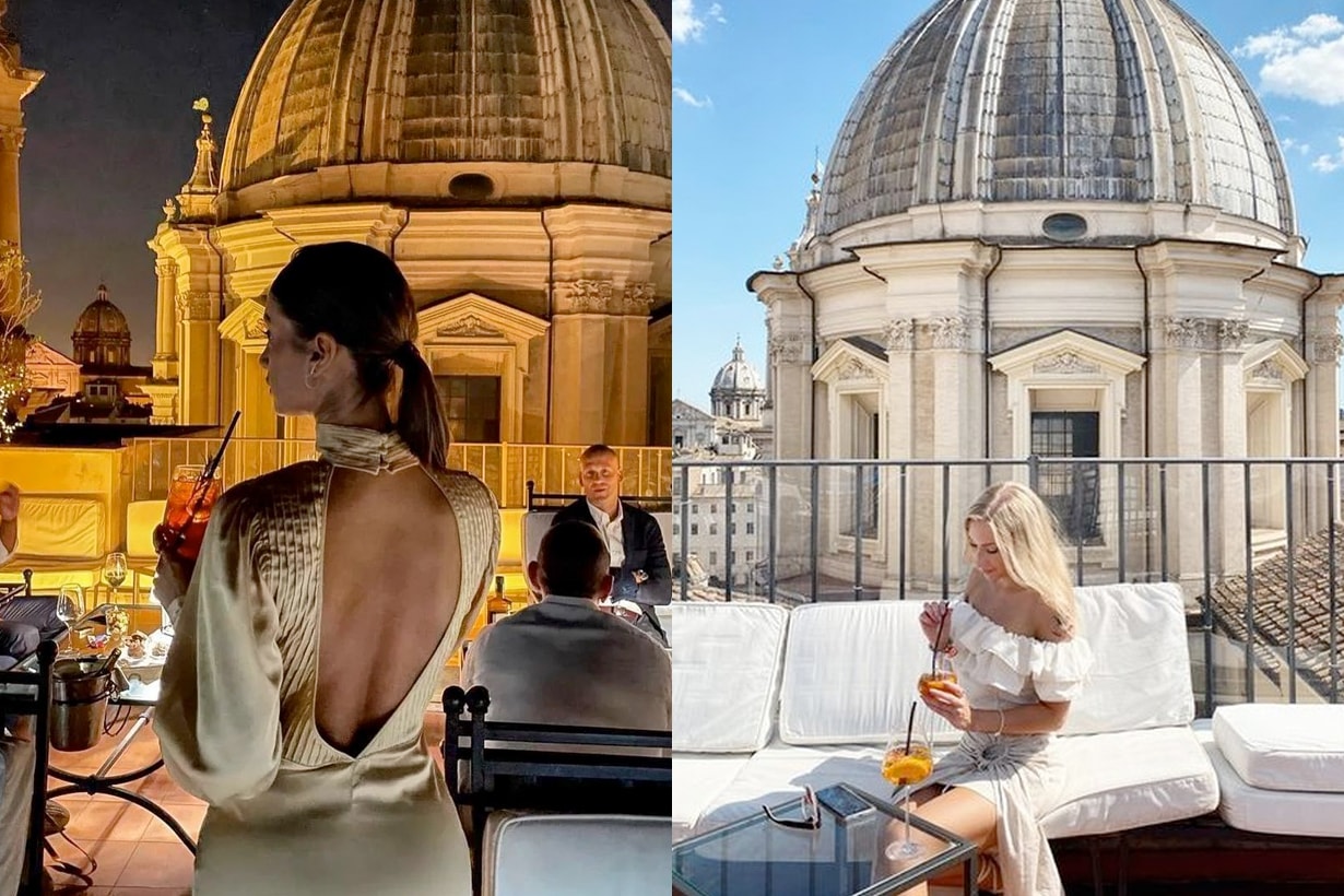 zendaya Terrazza Borromini italy rome how beautiful bar restaurant reservation