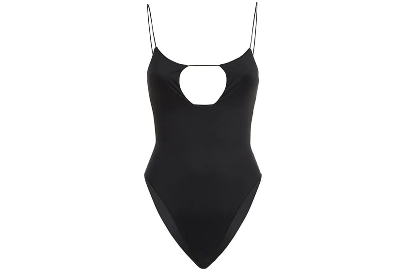 2023ss Black One-Piece Swimsuits