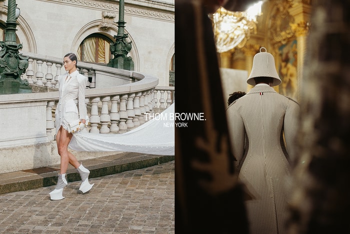 蒙面制服人坐滿歌劇院：Thom Browne 第一場高訂大秀，憶起褪色的淒美情節