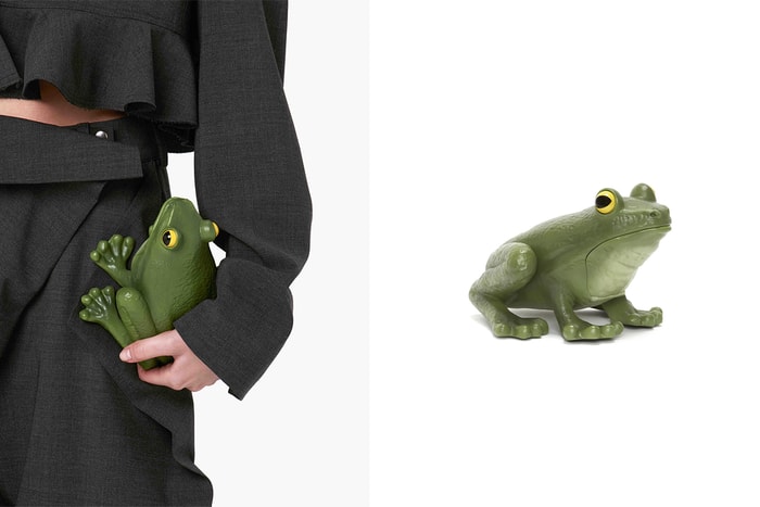 與拖鞋組一套：JW Anderson 青蛙手拿袋正式發售，你想好怎麼搭配了嗎？