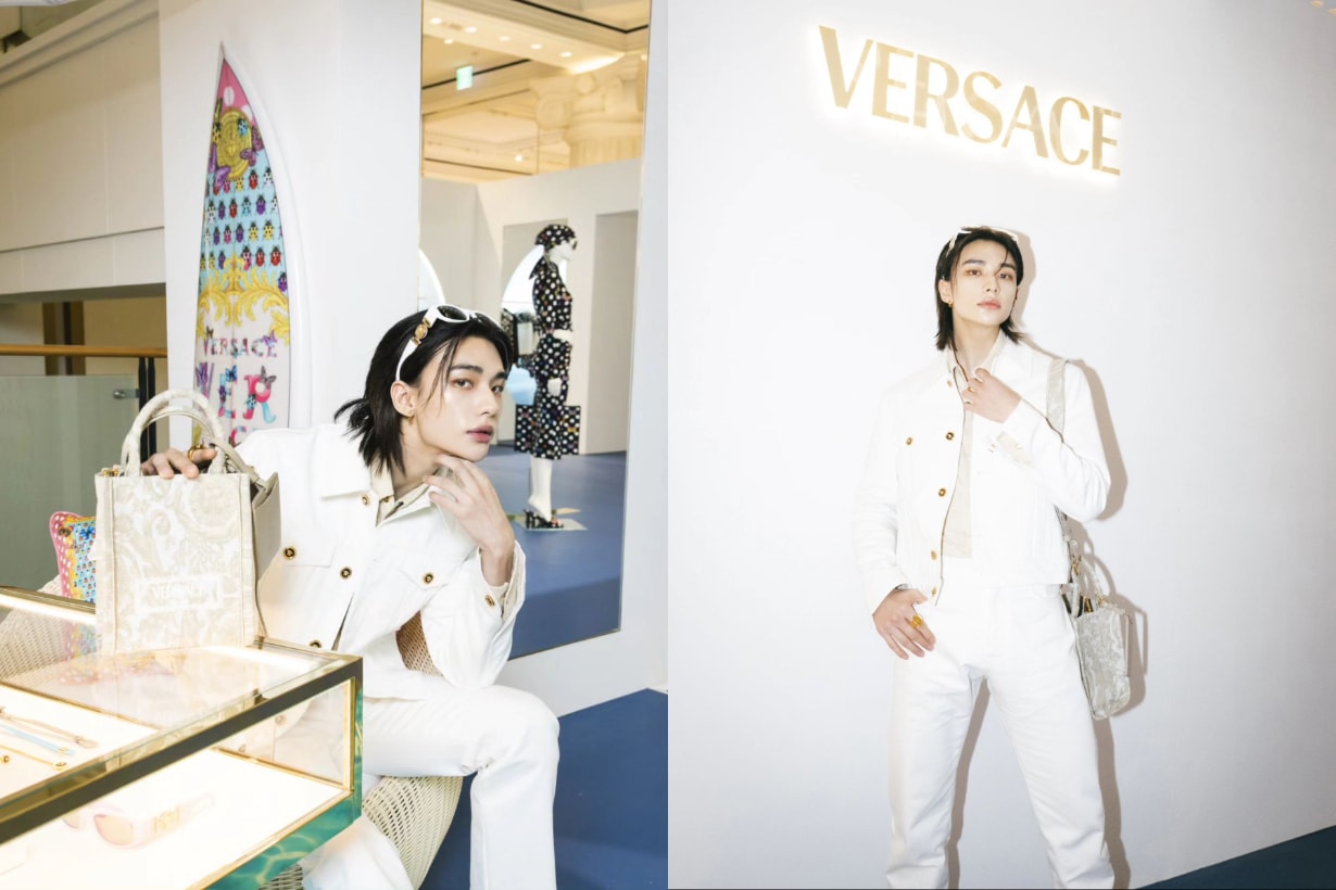 Stray Kids Hyunjin Versace 品牌大使 韓國男團 Donatella Versace