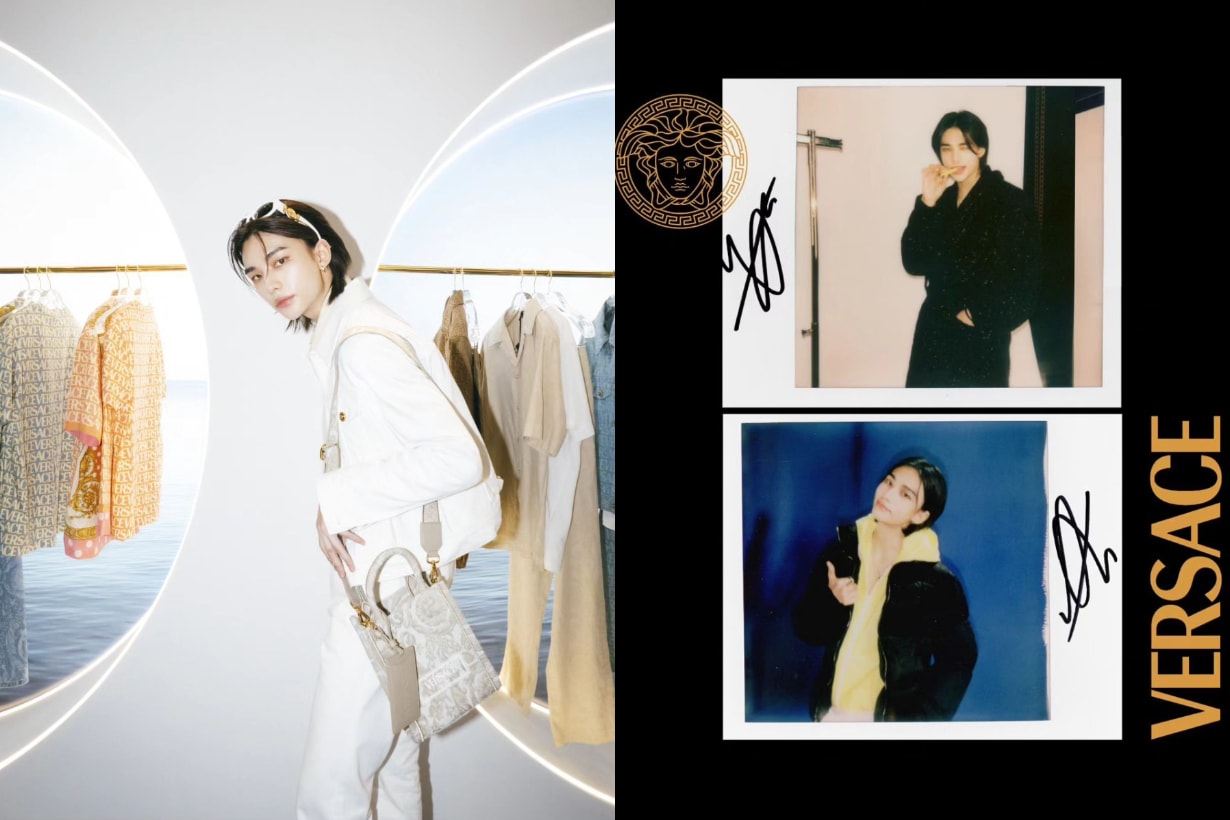 Stray Kids Hyunjin Versace 品牌大使 韓國男團 Donatella Versace