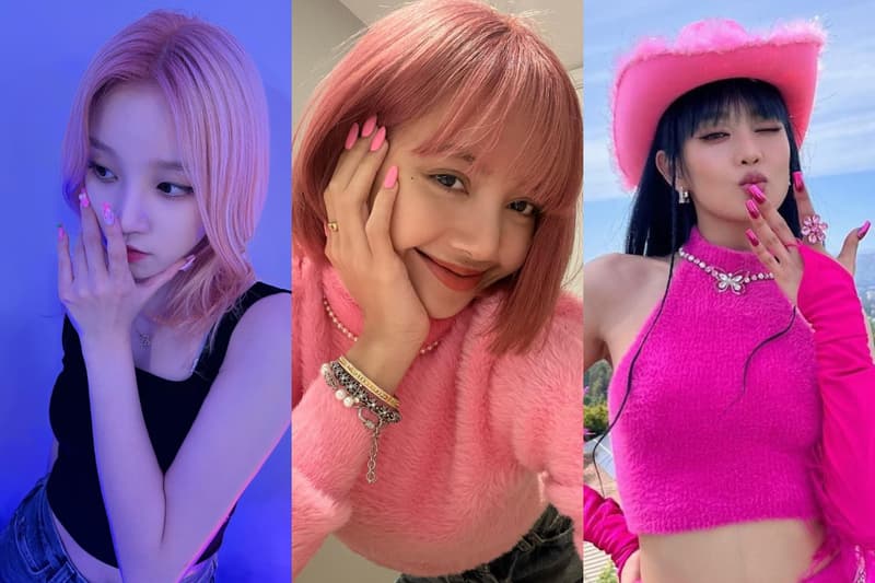 芭比 Barbie Barbiecore Blackpink Lisa 張員瑛 Minnie 小娟 雨琦 美甲 粉紅美甲 Margot Robbie