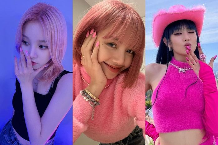 停不了的 Barbiecore：Blackpink Lisa、員瑛、Minnie、小娟、雨琦等一眾韓星也愛的粉紅美甲