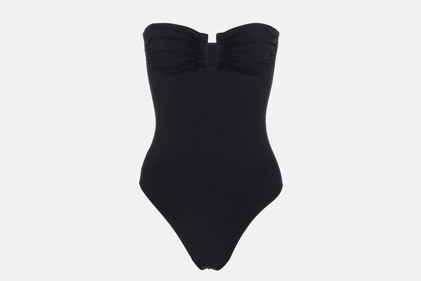 2023ss Black One-Piece Swimsuits 