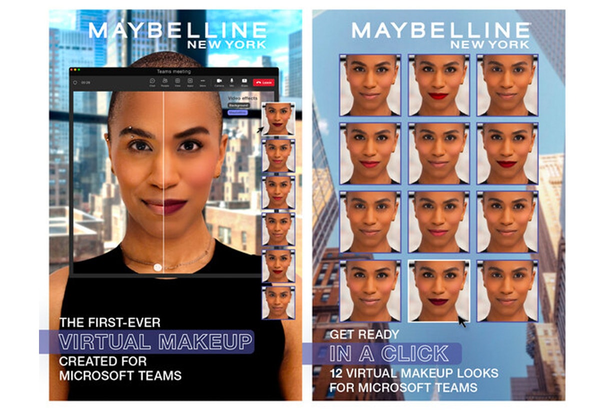Maybelline New York Maybelline Work From Home 在家工作 Microsoft Teams Makeup