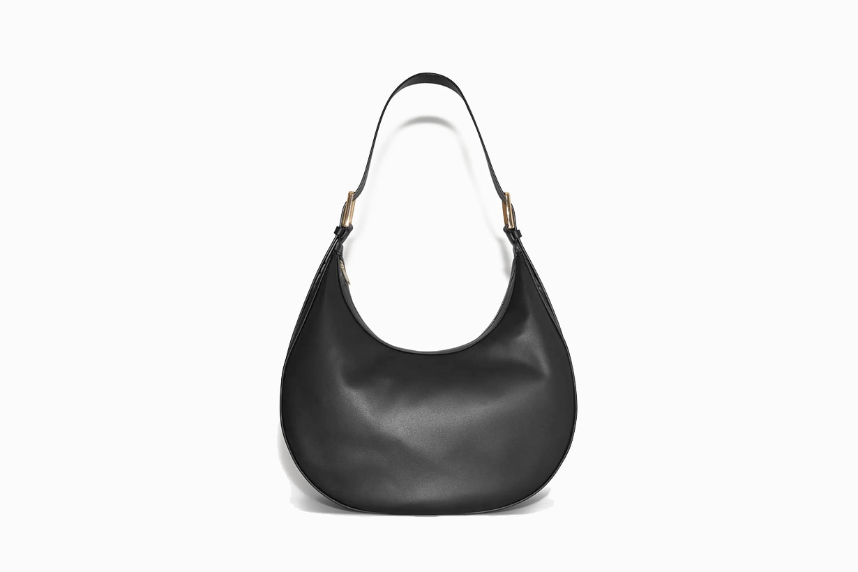 cos black handbags minimal work school simple elegant