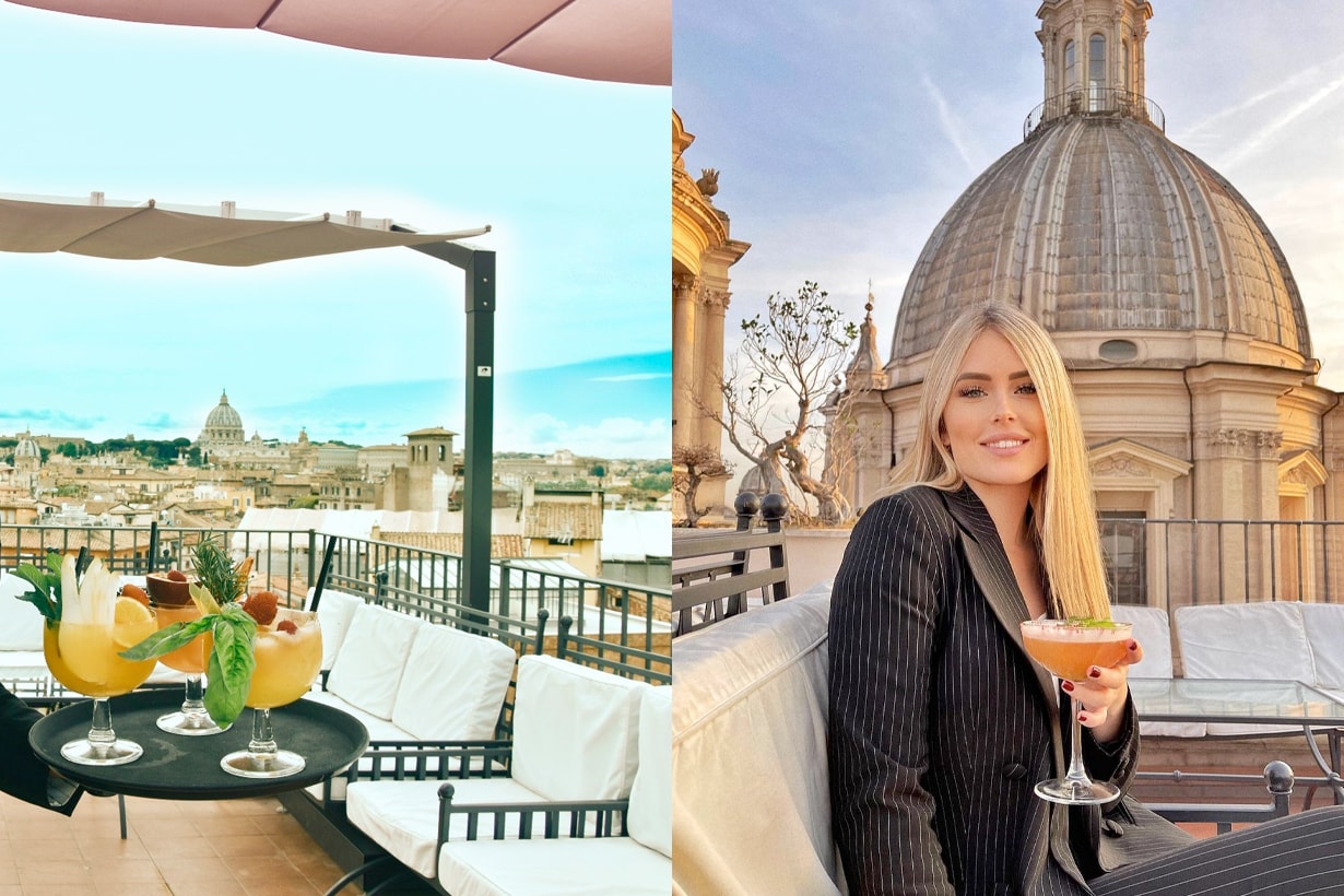 zendaya Terrazza Borromini italy rome how beautiful bar restaurant reservation