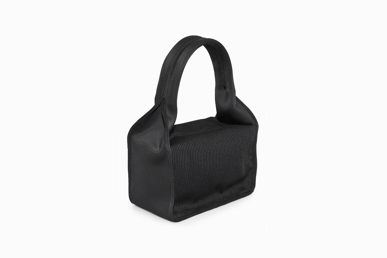 cos black handbags minimal work school simple elegant