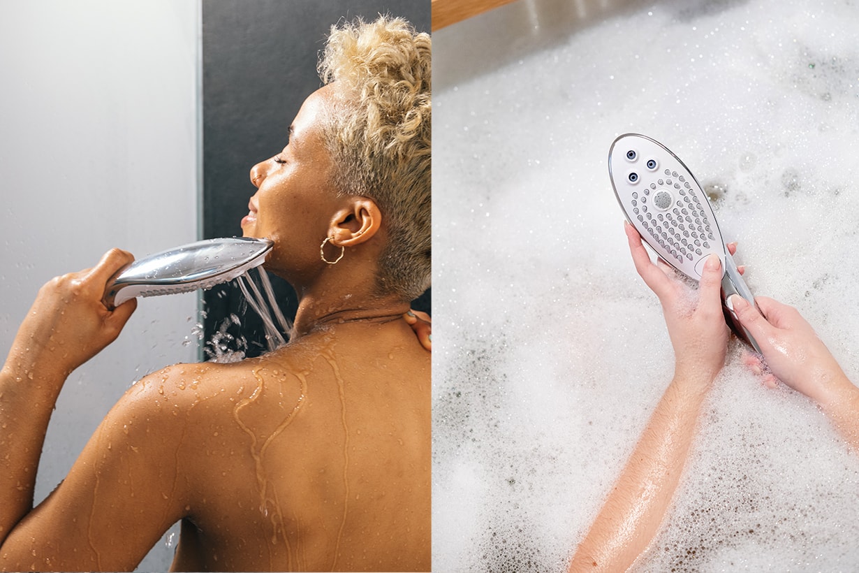 Womanizer Wave Pleasure stimulation shower head