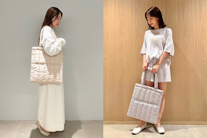 gelato pique quilting tote bag new color release online