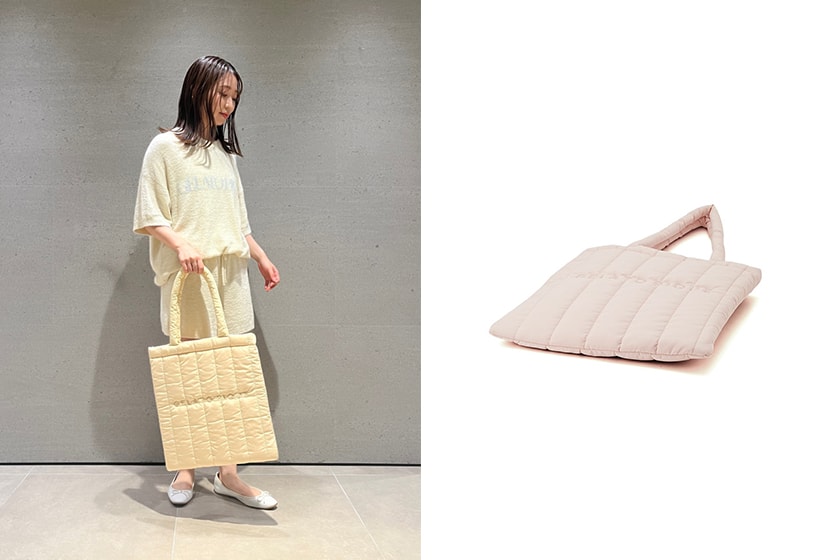 gelato pique quilting tote bag new color release online