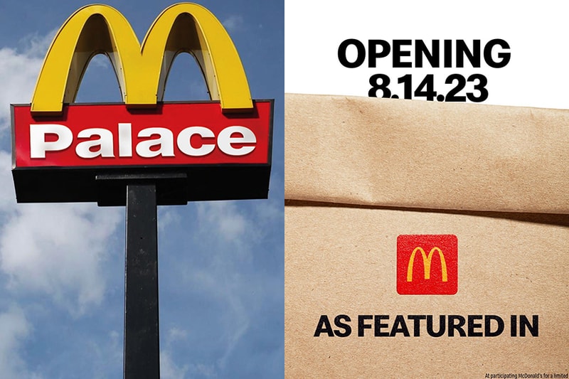 Palace Skateboards x McDonalds Collaboration release info 2023
