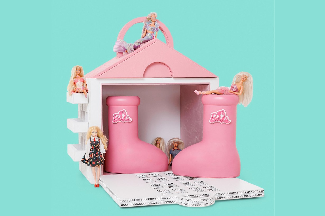 mschf barbie big red boot pink version