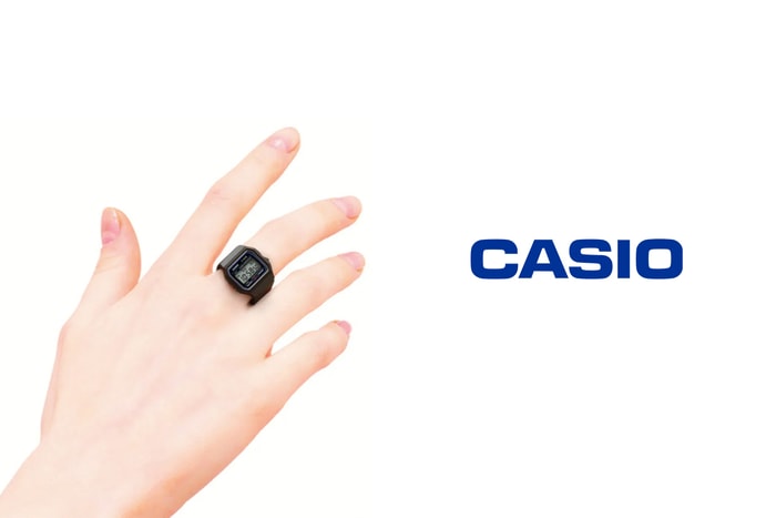 可愛到犯規:超迷你「Casio 戒指手錶」,戴在指間恰到好處!