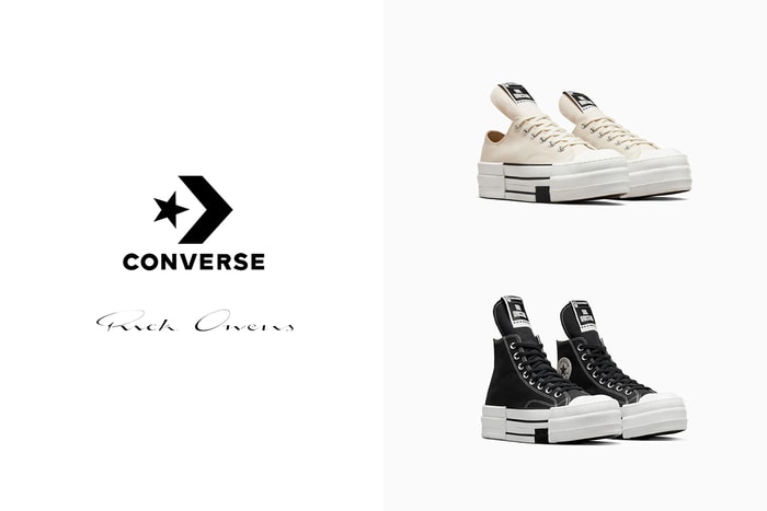 打破傳統外觀：Rick Owens 與 Converse 再度攜手合作，增高設計輕鬆拉長腿部線條！