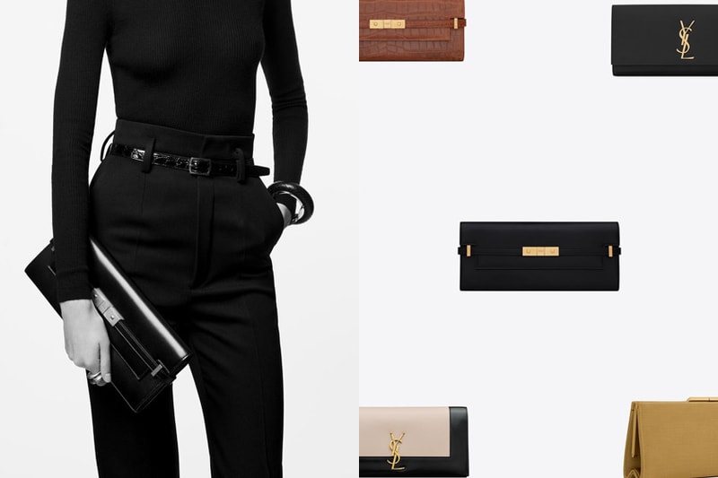 手拿包因爲更時髦俐落，曝光率大增：如果初次入手先從 Saint Laurent 挑起！