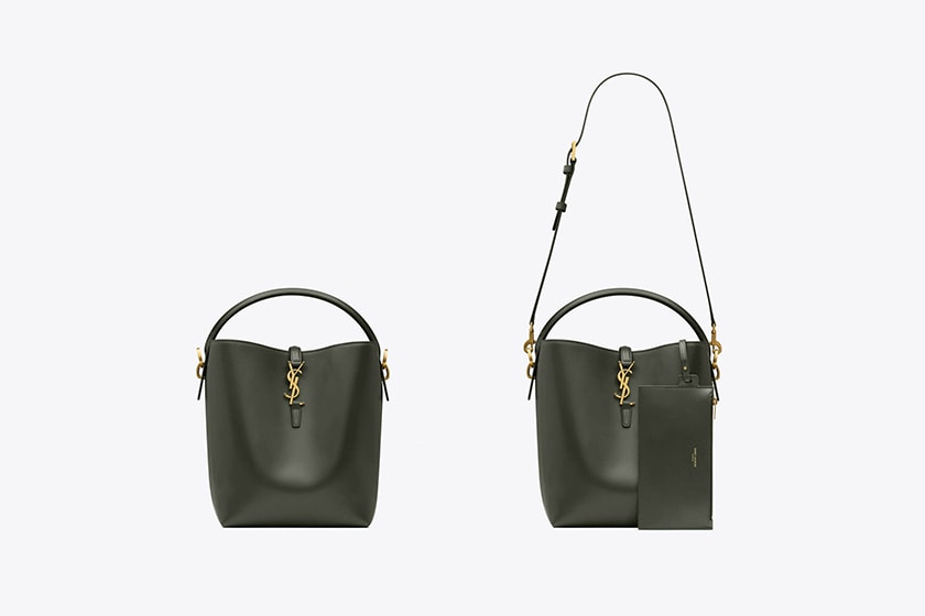 Saint Laurent Le 37 Leather Bucket Bag