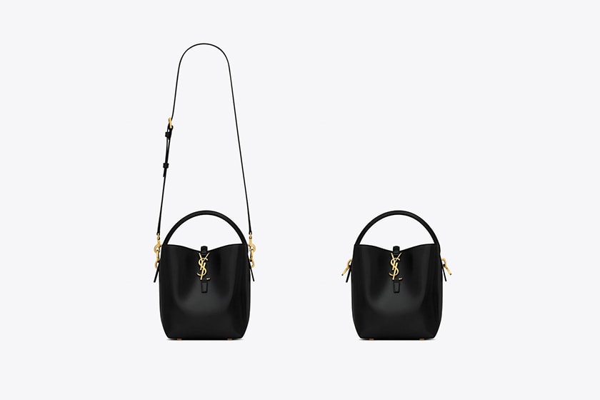 Saint Laurent Le 37 Leather Bucket Bag