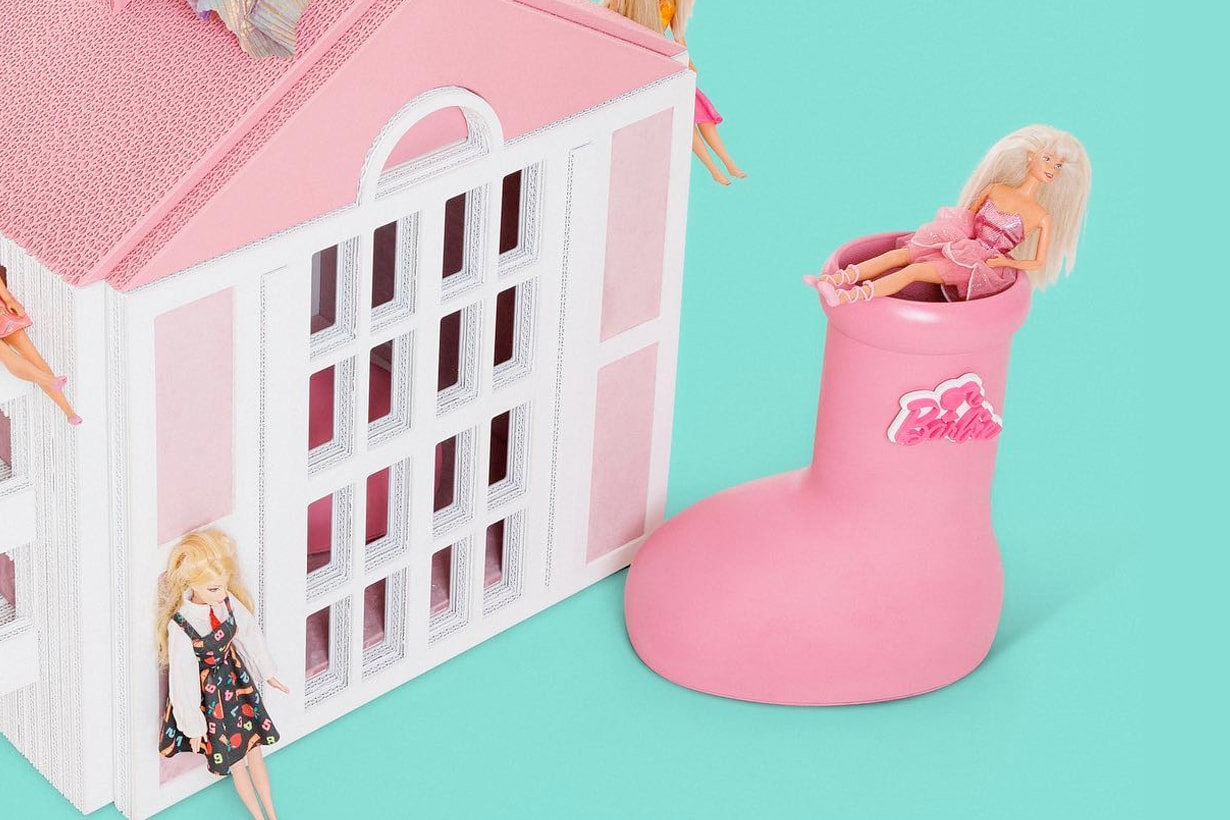 mschf barbie big red boot pink version