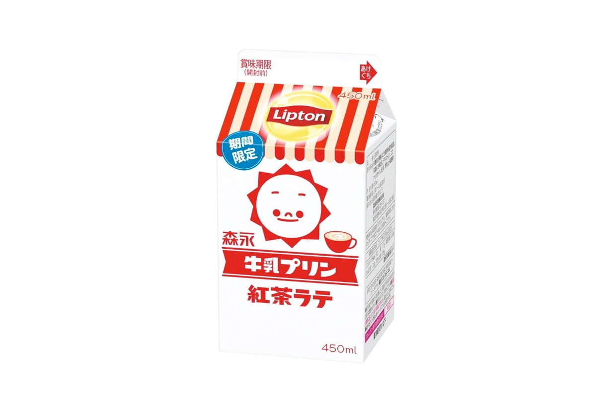 lipton Morinaga pudding black tea milk tea limited japan convience store must try