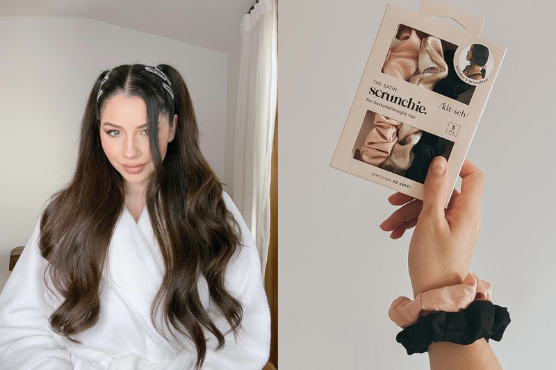Kitsch 被推翻的美國品牌：又美又好用的絲綢髮圈，綁起來睡一覺就有漂亮捲髮！