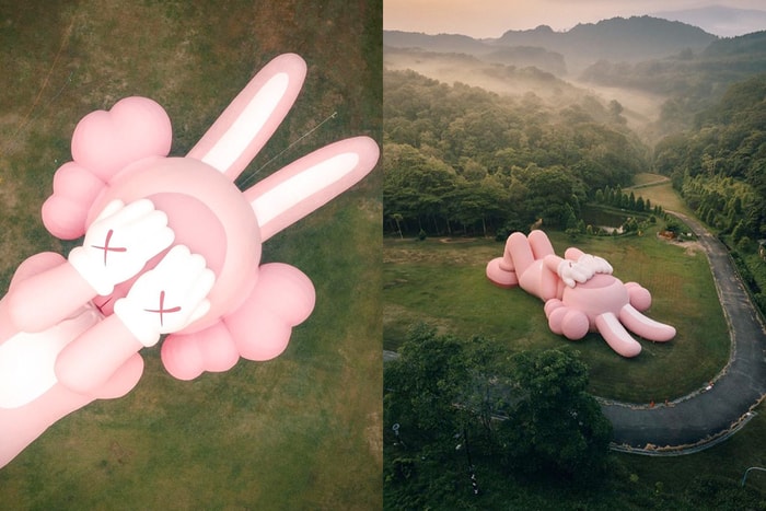《KAWS:HOLIDAY》下一站是世界遺產:印尼神廟旁,發現巨型粉色雕塑!