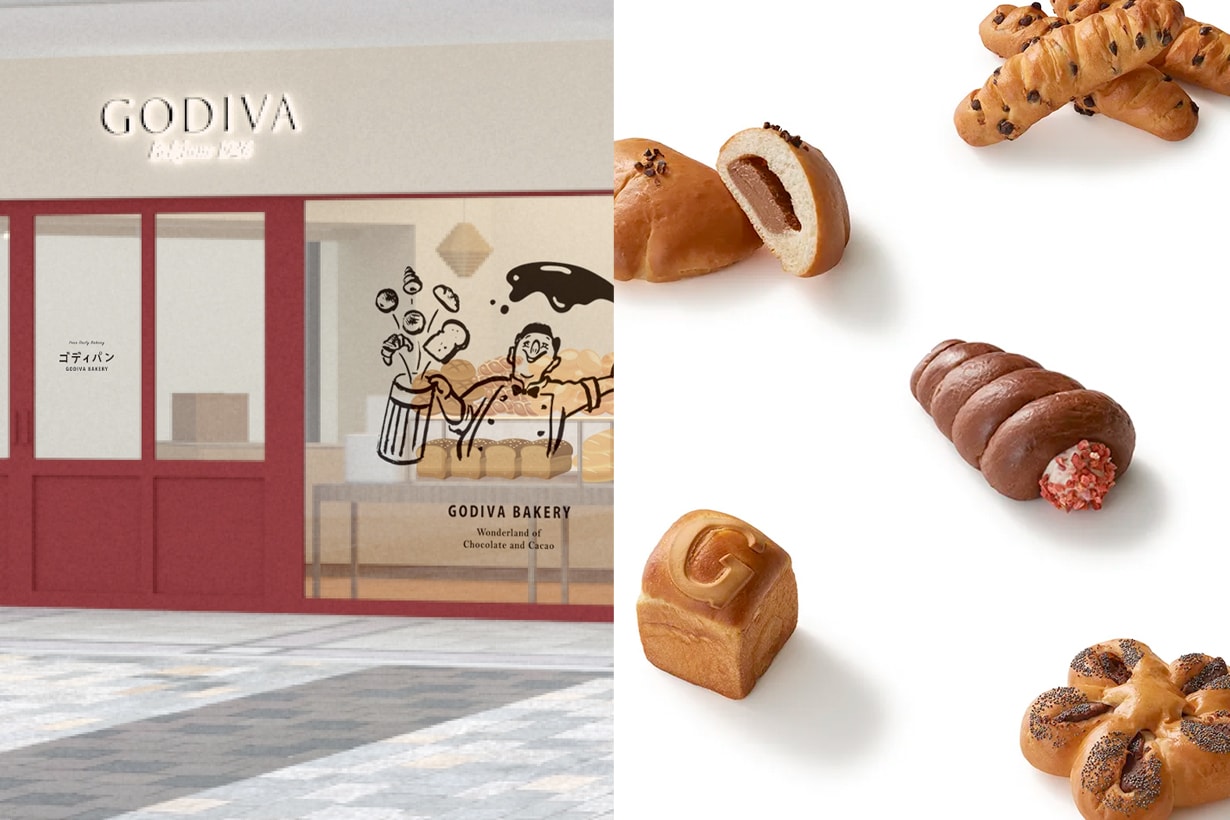 Godiva 在東京，開了全世界第一間麵包店！奶油、吐司、咖哩... 口味，層架上滿滿的巧克力麵包！
