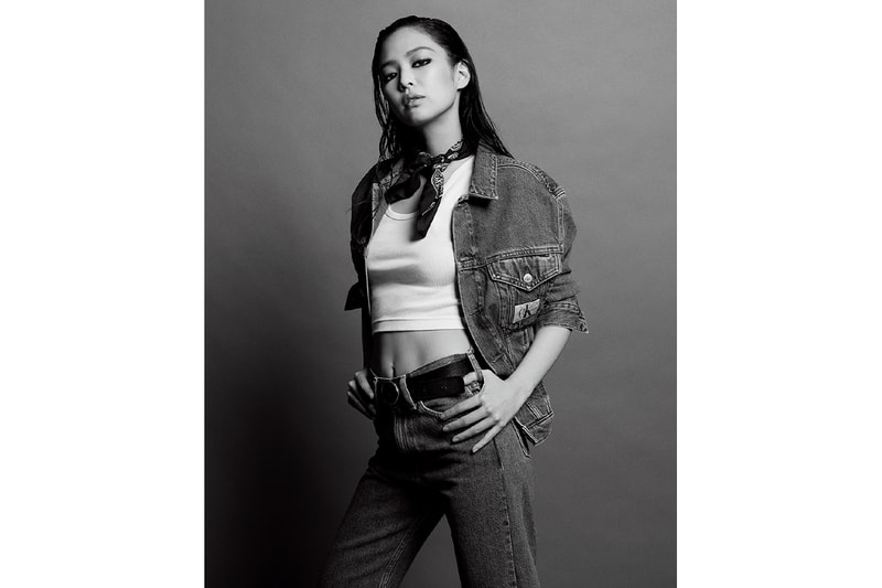 jennie calvin klein 2023 fall collection campaign all photos