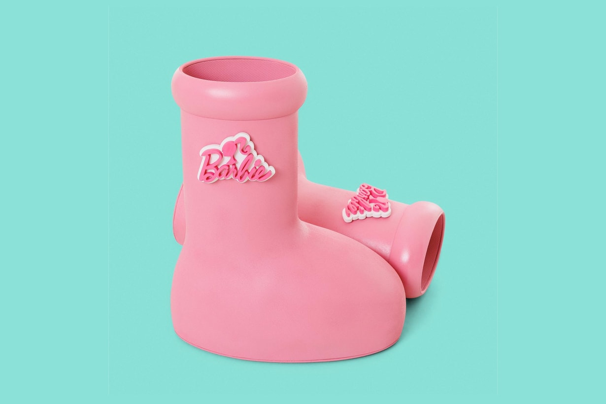 MSCHF 創意版 Big Red Boot 芭比會穿嗎？滿滿的粉紅色 + Barbie Logo！