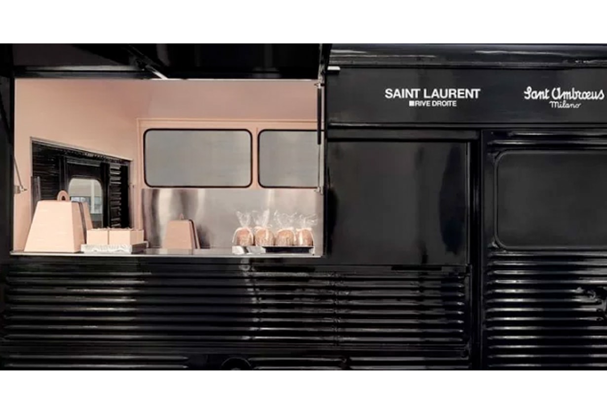 saint laurent Rive Droite Sant Ambroeu ice cream cart paris