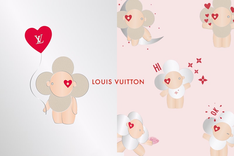Louis Vuitton Line stickers Valentine's Day