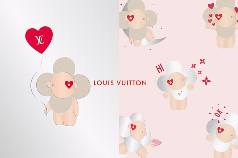 Louis Vuitton Line stickers Valentine's Day
