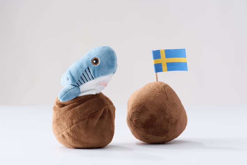 IKEA meatball coin collection shark bear gorilla toy