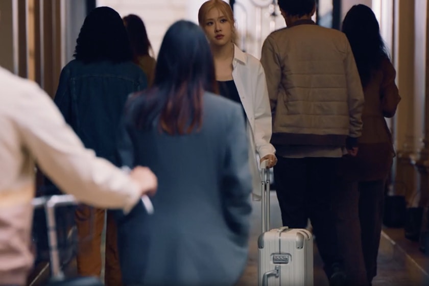 Rose RIMOWA new Campaign white Luggage Hybrid Cabin