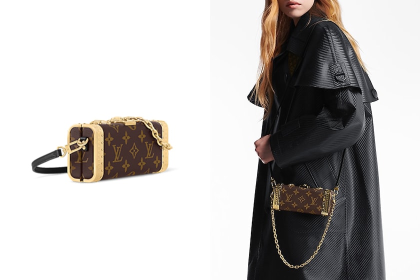 Louis Vuitton 5 mini Handbags Petite Malle Square Bag Vanity Case Vertical Camera Box