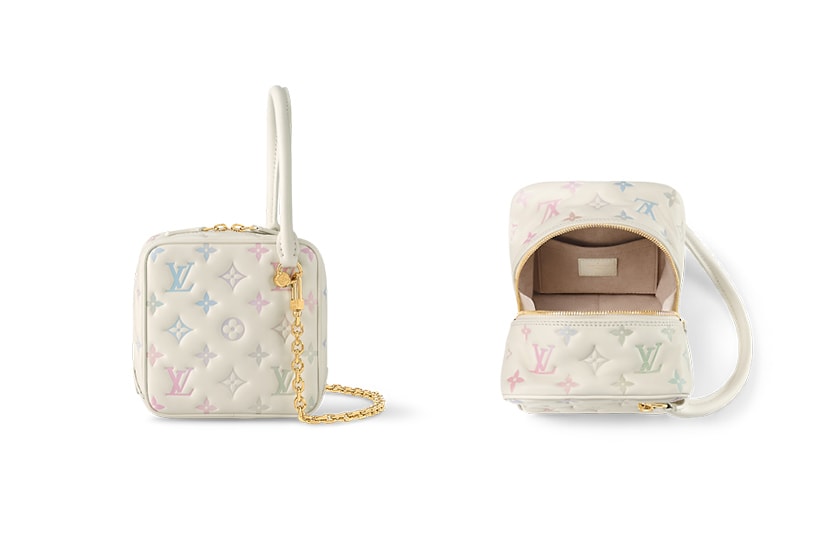 Louis Vuitton 5 mini Handbags Petite Malle Square Bag Vanity Case Vertical Camera Box