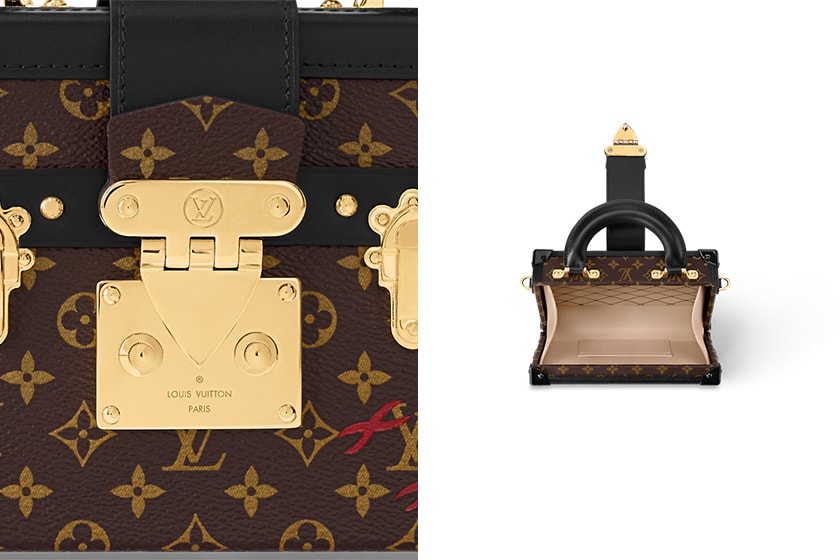 Louis Vuitton 5 mini Handbags Petite Malle Square Bag Vanity Case Vertical Camera Box