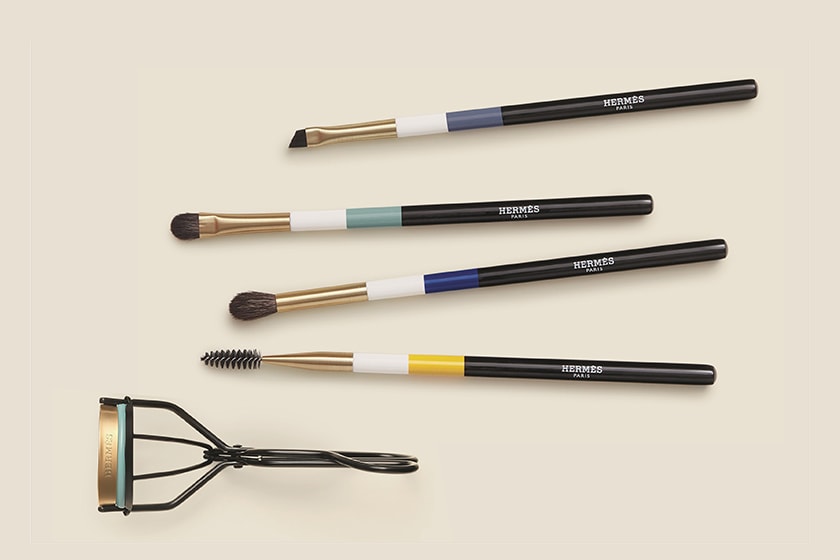 Le Regard Hermes mascara Eyeshadow Eyelash curler Brushes