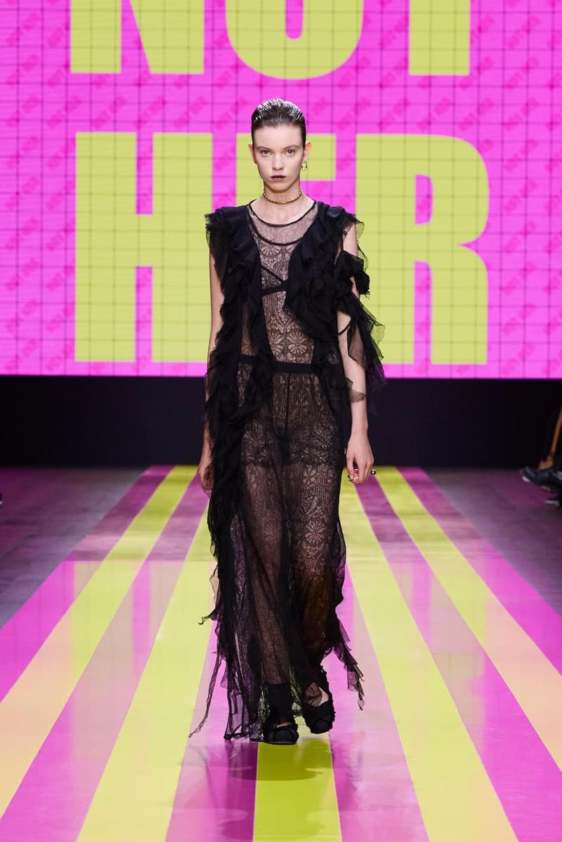 dior 2024 ss paris fashion show week looks set artist story